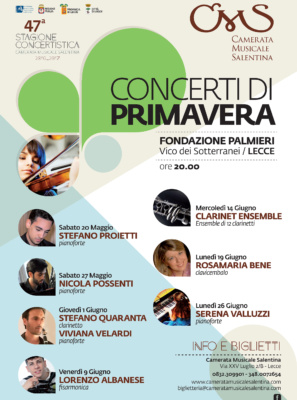 Concerti di Primavera 2017