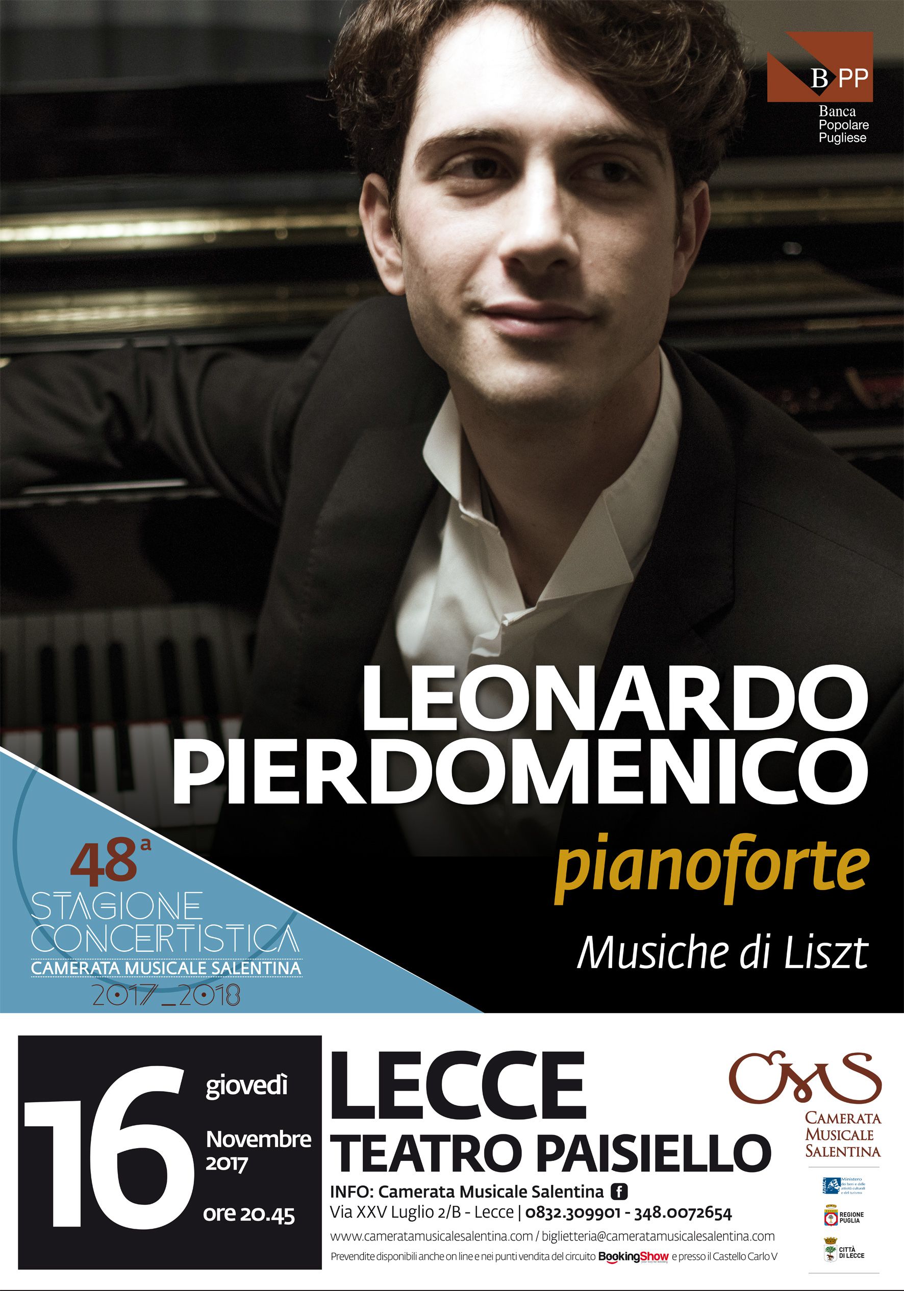 Leonardo Pierdomenico, pianoforte