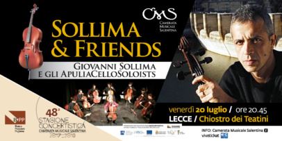 Sollima & Friends il 20 luglio a Lecce: Ticket in vendita!