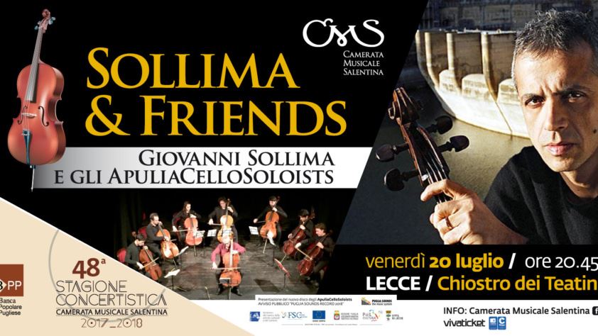 Sollima & Friends il 20 luglio a Lecce: Ticket in vendita!