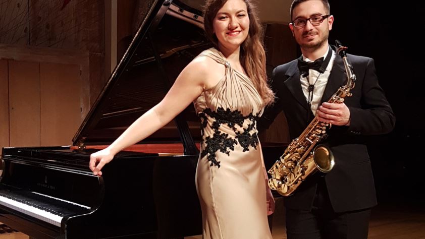 Duo Carrozzo-Fasiello, sax e pianoforte: Guida all’ascolto del concerto del 19 luglio