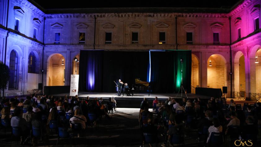 Fotogallery: Domenico Nordio e Orazio Sciortino, violino e pianoforte @ Chiostro dei Teatini, Lecce