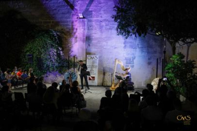 Fotogallery: Maria Grazia Annesi e Fulvio Palese, arpa e saxofono @ Sala Giardino, Lecce