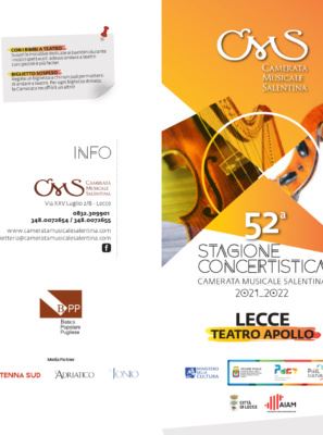 52^ Stagione Concertistica 2021-22