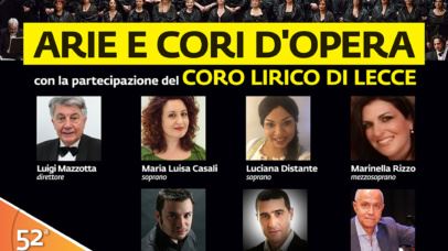 Arie e Cori d’Opera il 17 settembre al Teatro Apollo