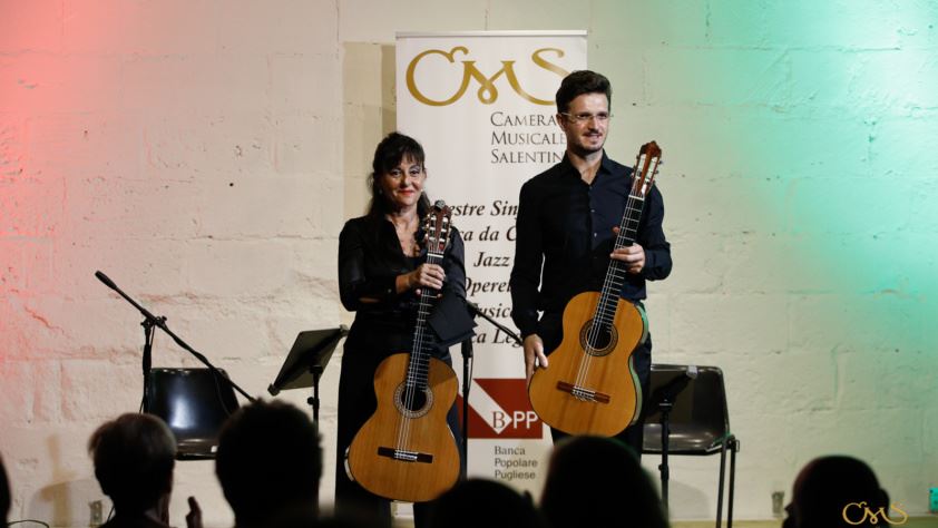 Fotogallery: Gabriella Lubello e Riccardo Calogiuri, duo di chitarre @ Sala Giardino, Lecce