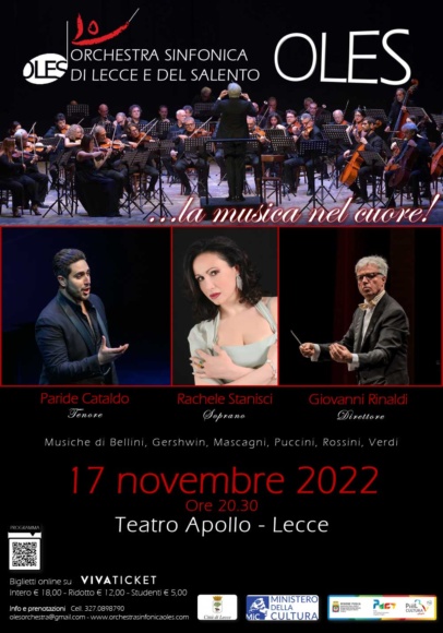 Sconto straordinario sul biglietto del concerto inaugurale della OLES per gli abbonati Camerata