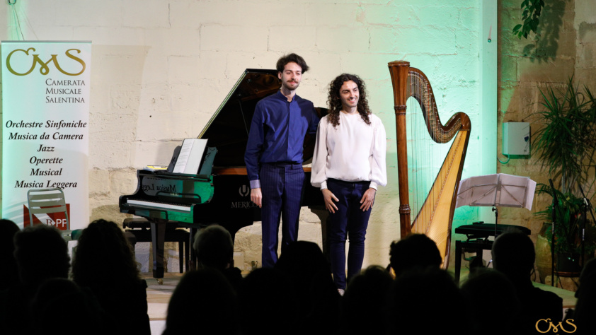Fotogallery: Luciano Fuso e Christian Greco, arpa e pianoforte @ Sala Giardino, Lecce