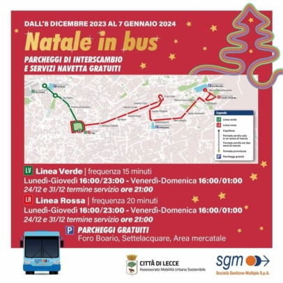 Problemi di parcheggio durante le feste? Scopri Natale in bus e Parkejoo!