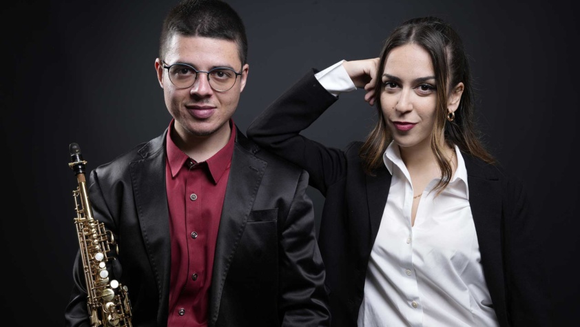 Marco Mancini e Camilla Chiga, sax e pianoforte – Rassegna stampa del 21 giugno 2025