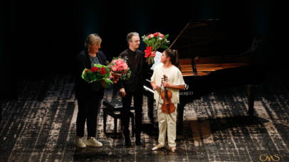Fotogallery: Sveva Di Francesco e Andrea Bacchetti, violino e pianoforte @ Teatro Paisiello, Lecce