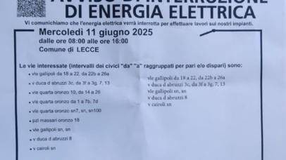 Mercoledì 11 giugno ufficio chiuso al mattino