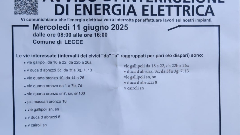 Mercoledì 11 giugno ufficio chiuso al mattino