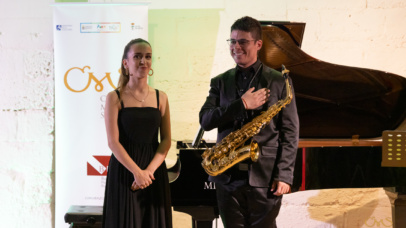 Fotogallery: Marco Mancini e Camilla Chiga, sax e pianoforte @ Sala Giardino, Lecce