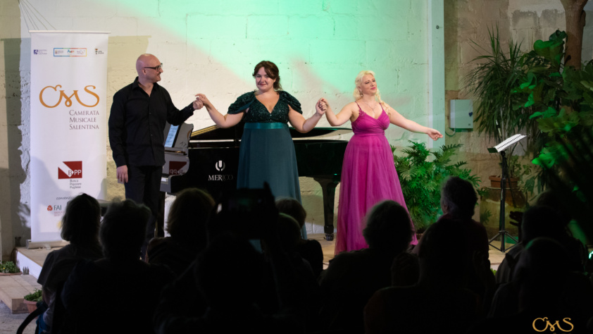 Fotogallery: Serena Grieco e Giovanna Taliento, soprani, e Vincenzo Cicchelli, pianoforte @ Sala Giardino, Lecce